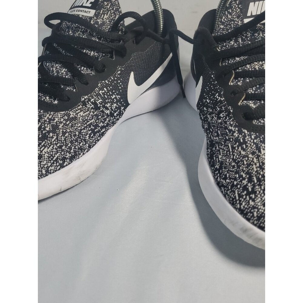 Nike Flex Contact Sneakers Women's Size 8.5 Black White 908995-002 - Picture 6 of 14